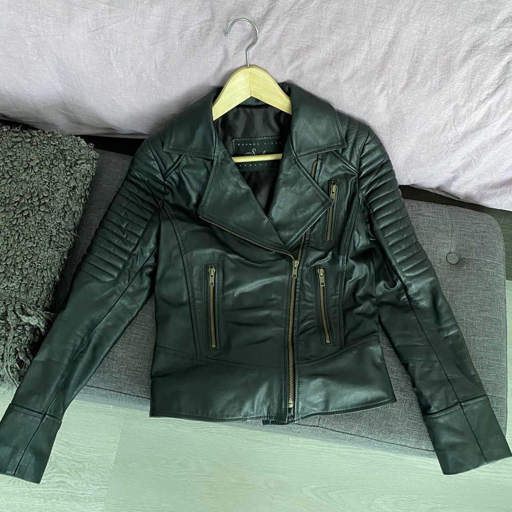 Leather Biker Jacket